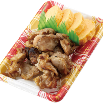 鶏ハラミ炭火焼&だし巻き玉子セット